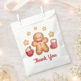 Bolsa De Papel Hombre de jengibre lindo Feliz Navidad Gracias