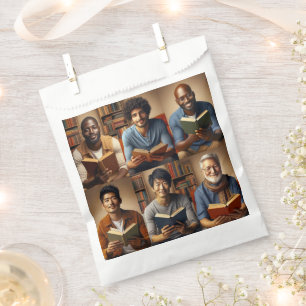 Bolsa De Papel Hombres y Libros