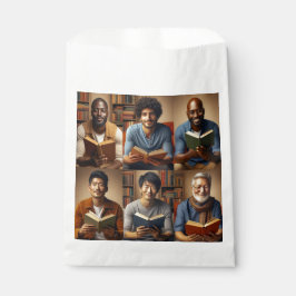 Bolsa De Papel Hombres y Libros