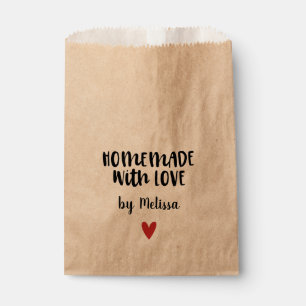 Bolsa De Papel Homemade with love Kraft