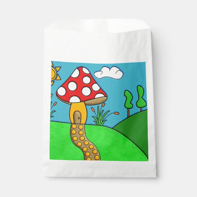 Bolsa De Papel hongo rojo (Anverso)