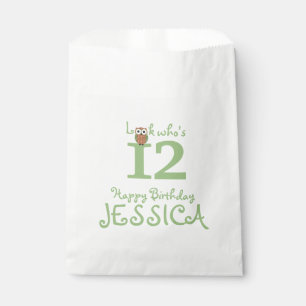 Bolsa De Papel Hoot Owl Happy Birthday