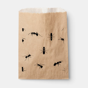Bolsa De Papel hormigas negras