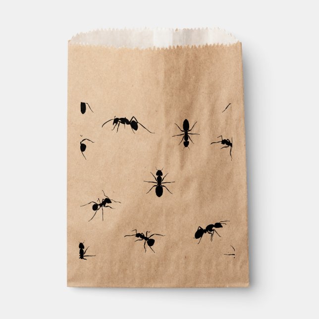 Bolsa De Papel hormigas negras (Anverso)
