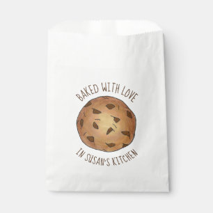 Bolsa De Papel Horneado Con Amor, Galletas Caseras De Chocolate
