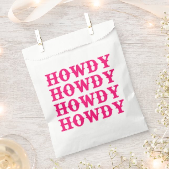 Bolsa De Papel Howdy Cowgirl Disco Last Rodeo (Cortado)