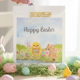Bolsa De Papel Huevo de Pascua Pollito Fiesta del Conejo de Pascu