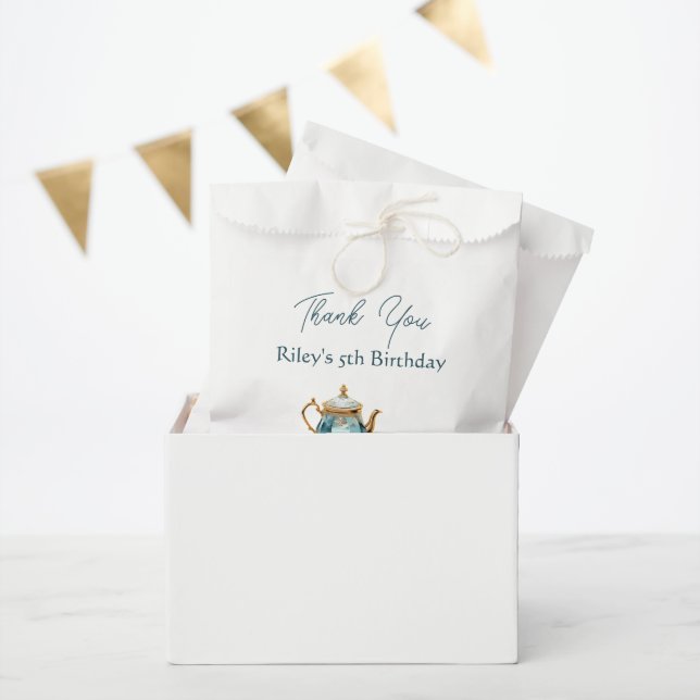 Bolsa De Papel Hummingbird Birthday Tea Fiesta (Fiesta)