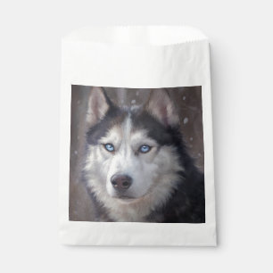 Bolsa De Papel Husky Siberian