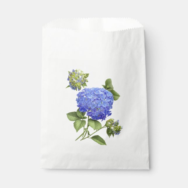 Bolsa De Papel Hydrangeas Blue (Anverso)