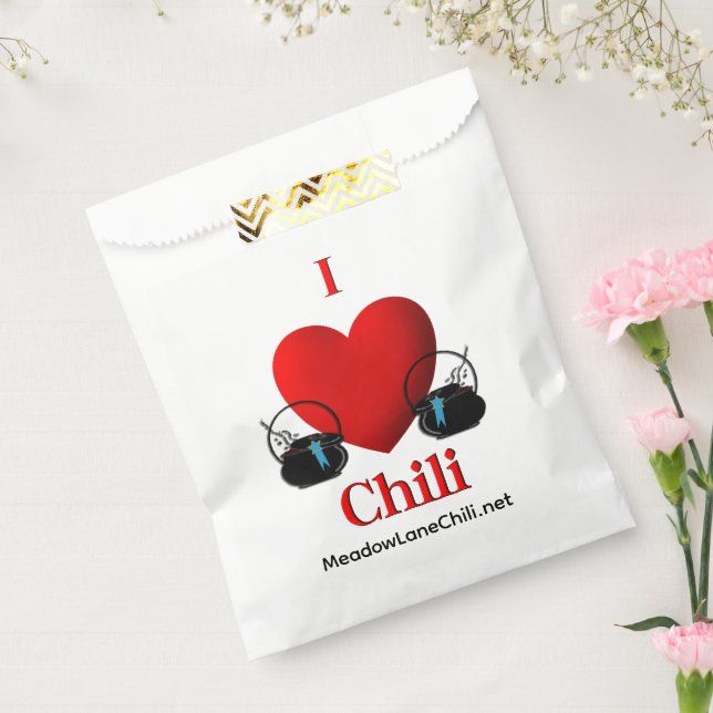 Bolsa De Papel I Heart Chili (Sellado)