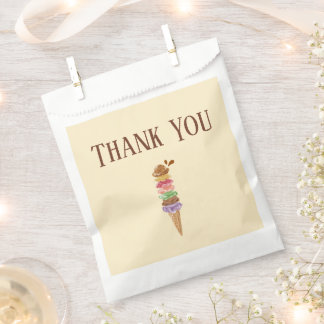 Bolsa De Papel Ice Cream Gracias