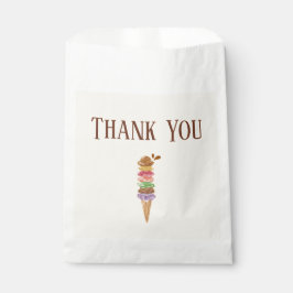Bolsa De Papel Ice Cream Gracias