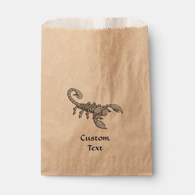 Bolsa De Papel Icono de escorpión (Anverso)