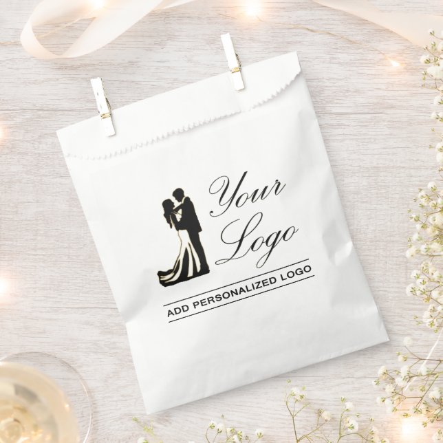 Bolsa De Papel Idea Personalizado Boda personalizada Añadir su di (Cortado)