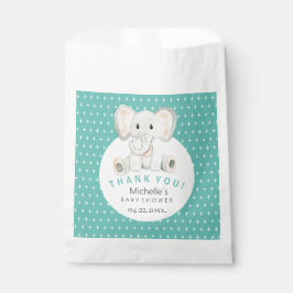 Bolsa De Papel Ilustracion acuático de elefante de primavera cúrc