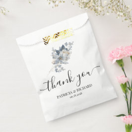 Bolsa De Papel ilustración de acuarela rústica arreglo floral