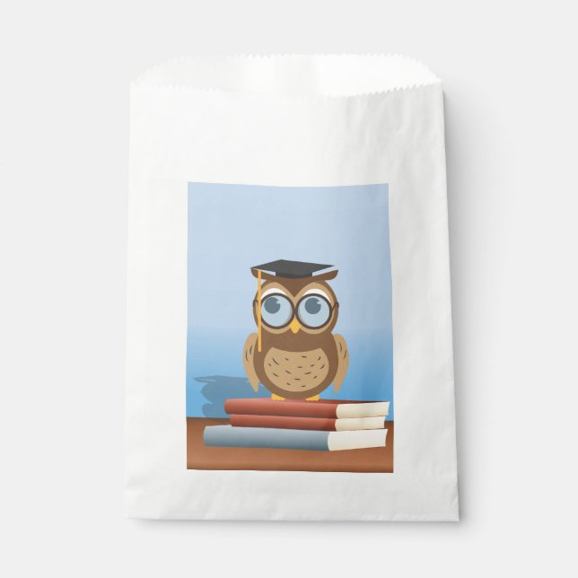 Bolsa De Papel Ilustracion de búho (Anverso)