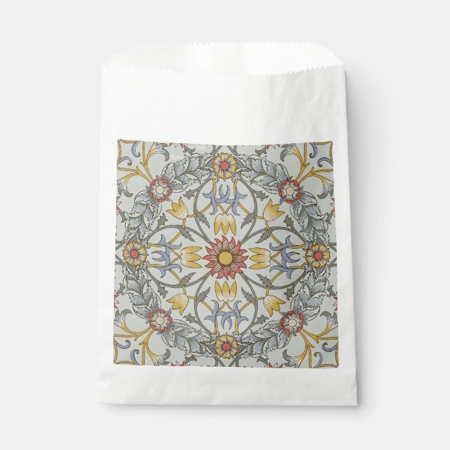 Bolsa De Papel Ilustracion de flores de círculo floral William Mo (Anverso)