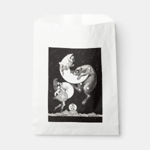 Bolsa De Papel Ilustración de la Noche del Dios del Universo del