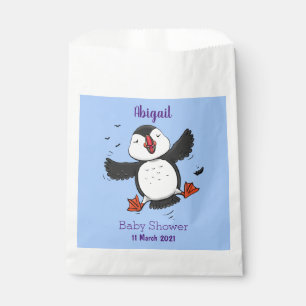 Bolsa De Papel Ilustracion de personalizado azul del ataúd flotan