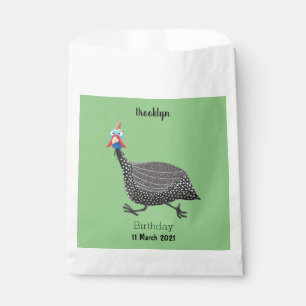 Bolsa De Papel Ilustracion de personalizado de aves divertidos de