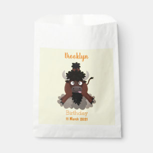 Bolsa De Papel Ilustracion de personalizado de bisontes búfalos d