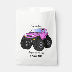 Bolsa De Papel Ilustracion de personalizado de camiones gigantes