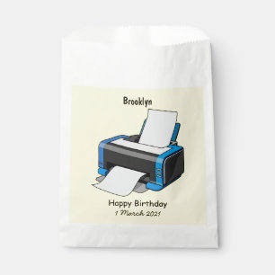 Bolsa De Papel Ilustracion de personalizado de impresora