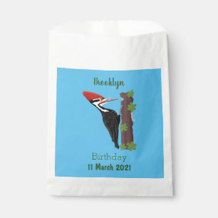Bolsa De Papel Ilustracion de personalizado de pájaros carpintero