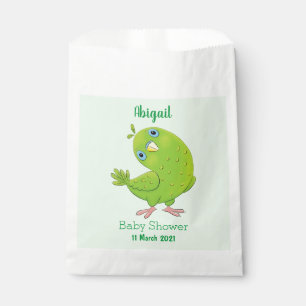 Bolsa De Papel Ilustracion de personalizado de paracaídas verde l