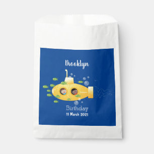 Bolsa De Papel Ilustracion de personalizado de pescado submarino 