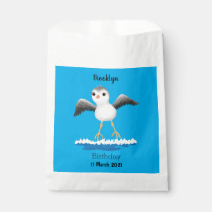 Bolsa De Papel Ilustracion de personalizado de sandpier de bebé