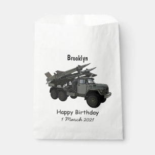 Bolsa De Papel Ilustracion de personalizado de vehículos de misil