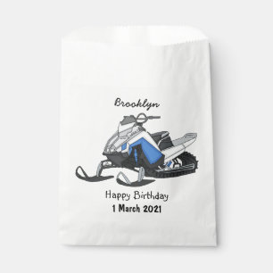 Bolsa De Papel Ilustracion de personalizado para motos de nieve
