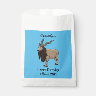 Bolsa De Papel Ilustracion del personalizado de cabras Markhor
