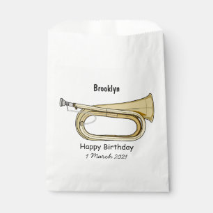 Bolsa De Papel Ilustracion personalizado Bugle