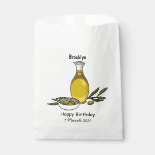Bolsa De Papel Ilustracion personalizado de aceite de oliva