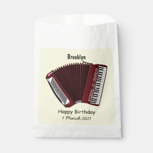 Bolsa De Papel Ilustracion personalizado de acordeón