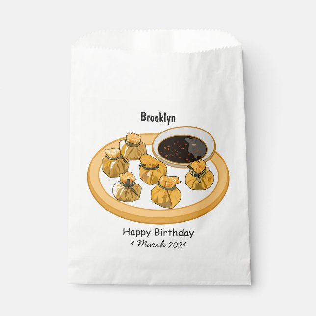 Bolsa De Papel Ilustracion personalizado de bolso de camarón tail (Anverso)