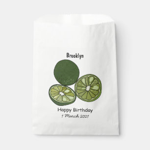 Bolsa De Papel Ilustracion personalizado de cal de Kaffir