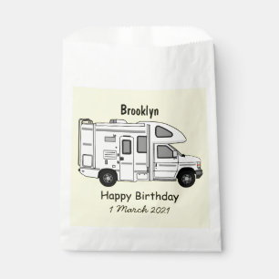 Bolsa De Papel Ilustracion personalizado de Campervan