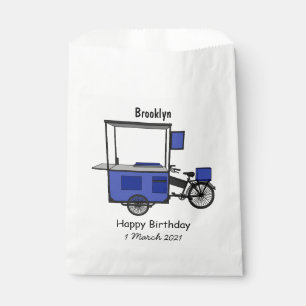 Bolsa De Papel Ilustracion personalizado de carrito de alimentos