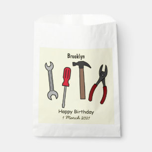 Bolsa De Papel Ilustracion personalizado de herramientas de carpi