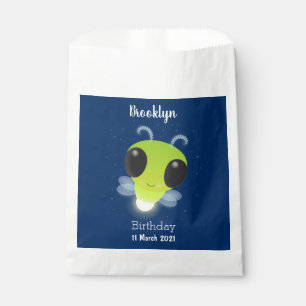 Bolsa De Papel Ilustracion personalizado de luciérnaga con brillo