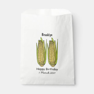 Bolsa De Papel Ilustracion personalizado de maíz