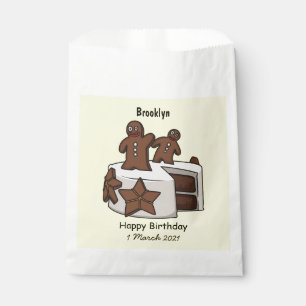 Bolsa De Papel Ilustracion personalizado de pastel de pan de jeng