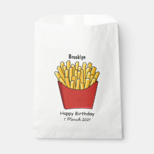 Bolsa De Papel Ilustracion personalizado de patatas fritas