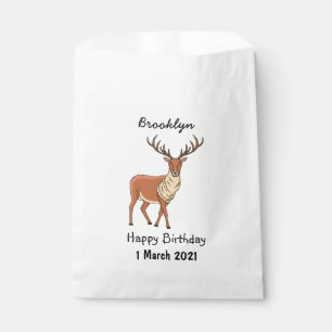 Bolsa De Papel Ilustracion personalizado de renos