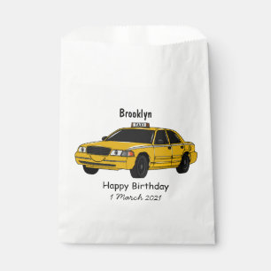Bolsa De Papel Ilustracion personalizado de taxi
